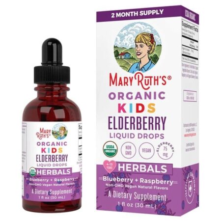 Complément liquide bio sureau pour enfants MaryRuth.