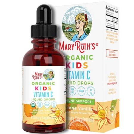 Gouttes de vitamine C bio pour enfants.
