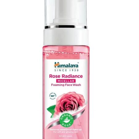 Organic Rose Radiance Micellar Foaming Face Wash - 150 ml.