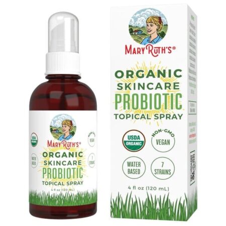 Spray probiotique biologique pour la peau, végan, 7 souches.