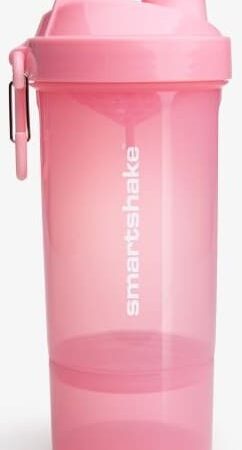 Gourde rose Smartshake pour sportifs et fitness