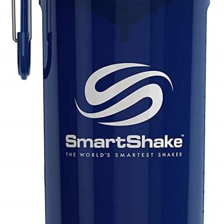 Shaker bleu SmartShake pour sportifs.