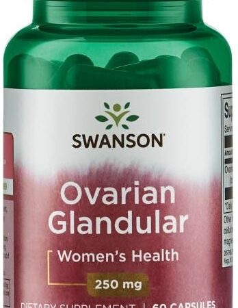 Flacon Swanson santé féminine complément alimentaire ovaires.