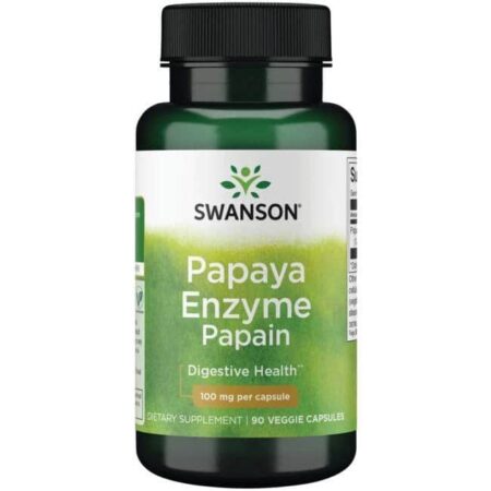 Pot de compléments papaye pour la santé digestive.