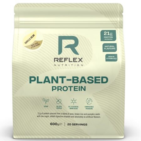Paquet protéine végétale Reflex Nutrition vanille.
