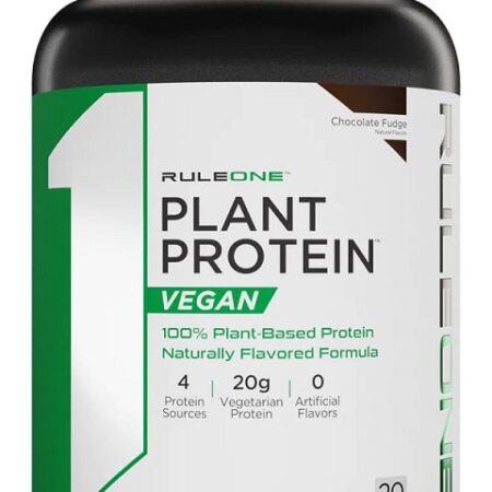 Pot de protéine végétale vegan, chocolat.