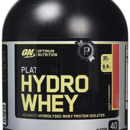 Platinum Hydrowhey, Super Strawberry - 1600 grams