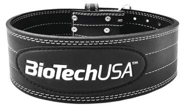 Ceinture de musculation BiotechUSA noire.