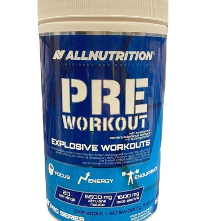 Pot de complément pré-entraînement AllNutrition.