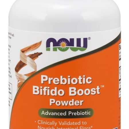 Pot prébiotique en poudre pour la santé digestive.