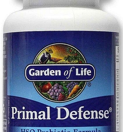 Bouteille probiotiques Primal Defense Garden of Life.