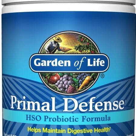 Pot de probiotiques Primal Defense Garden of Life.
