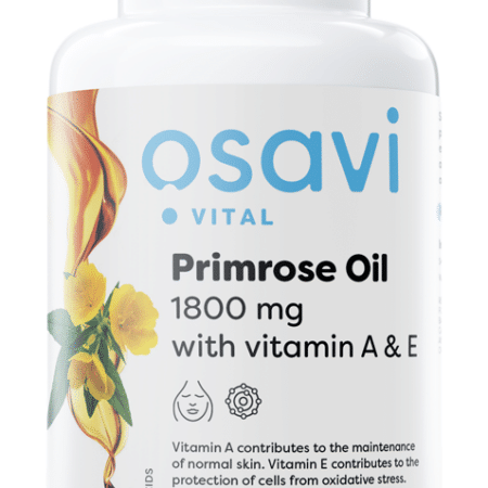 Huile d'onagre Asavi avec vitamines A et E.
