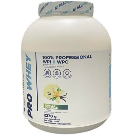 Pot de whey protéine vanille 2270g.