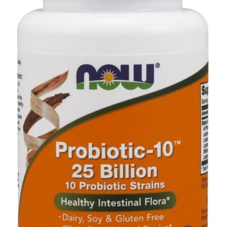 Flacon de Probiotiques-10 végétalien, 25 milliards.