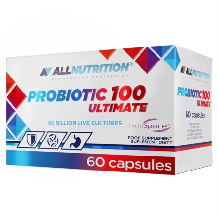 Boîte de probiotiques ALLNUTRITION, 60 capsules.