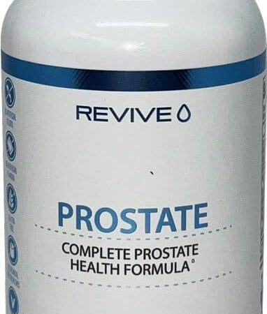 Flacon de complément alimentaire végétarien pour la prostate.