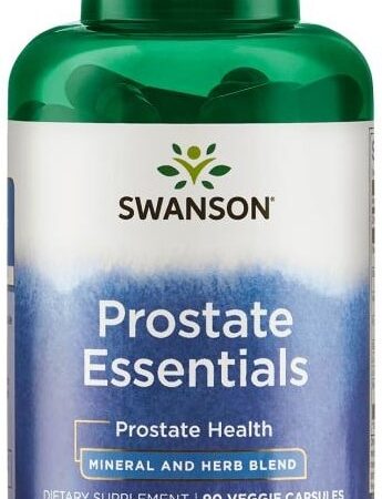 Flacon Swanson Prostate Essentials, compléments santé prostatique.