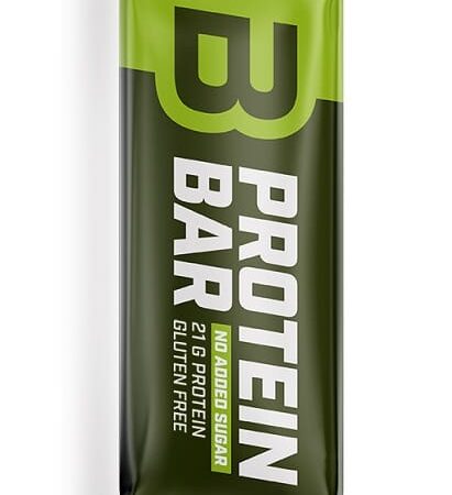 Barre protéinée pistache BiotechUSA sans gluten.