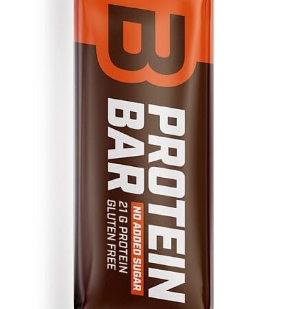 Barre protéinée BioTechUSA caramel salé.