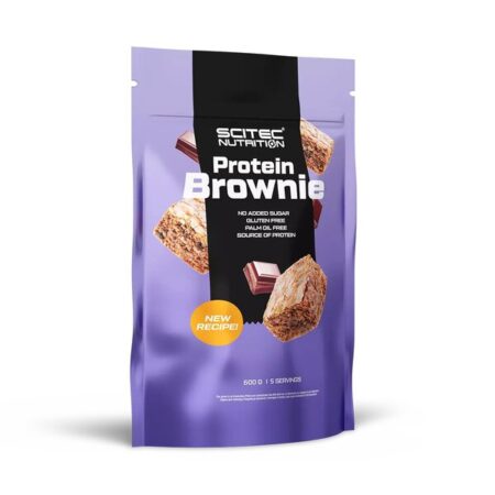 Paquet de brownie protéiné Scitec Nutrition.