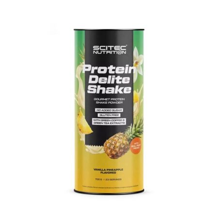 Pot de protéine vanille ananas Scitec Nutrition.