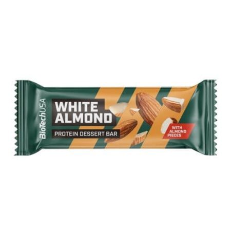 Protein Dessert Bar, White Almond - 20 x 50g
