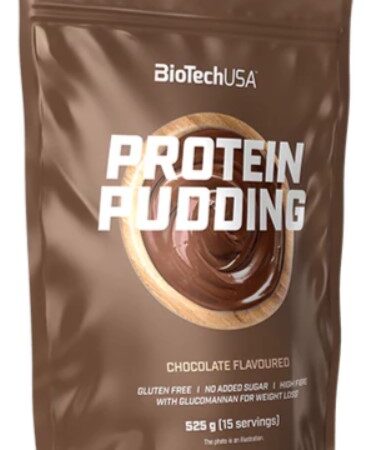Pudding protéiné chocolat BioTechUSA, sans gluten.