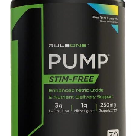 Pot de complément alimentaire RuleOne PUMP Stim-Free.