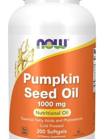 Huile de graines de citrouille, complément alimentaire.