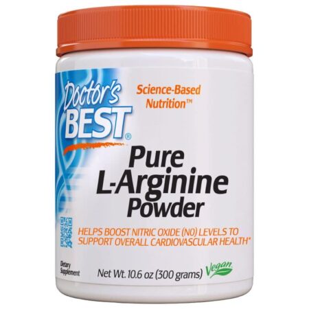 Poudre de L-Arginine pure, complément alimentaire végan.