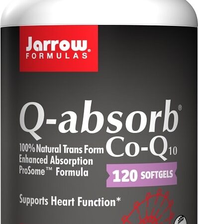 Complément alimentaire Co-Q10 Q-absorb pour le coeur.