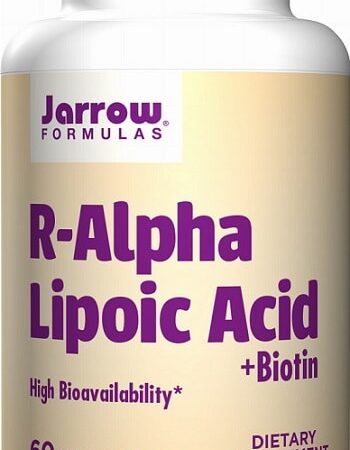 Flacon de complément R-Alpha Lipoic Acid.