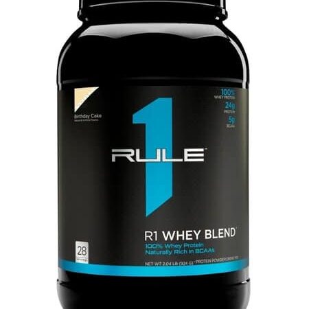 Pot de protéines R1 Whey Blend.