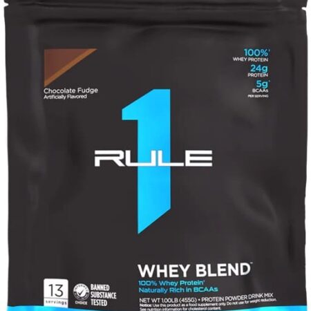 Protéine whey chocolat "Rule 1" - complément musculation.