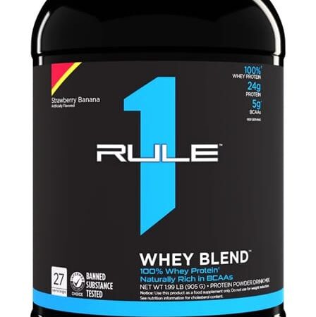R1 Whey Blend, Strawberry Banana - 905 grams