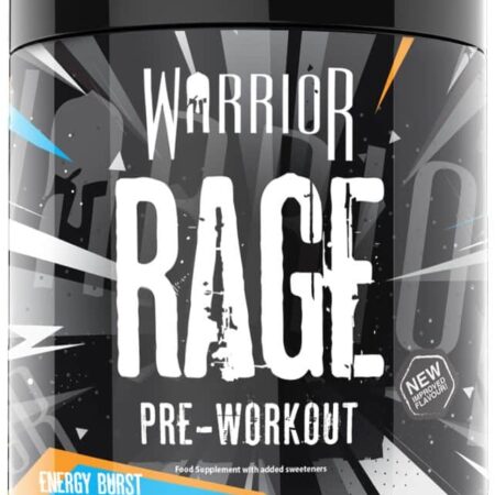 Pot de complément pré-entraînement Warrior Rage.