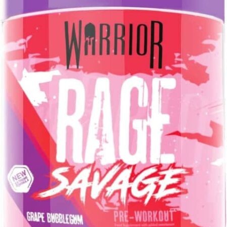 Pot de complément pré-entraînement Warrior Rage.
