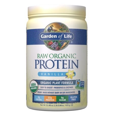 RAW Organic Protein, Vanilla - 624 grams