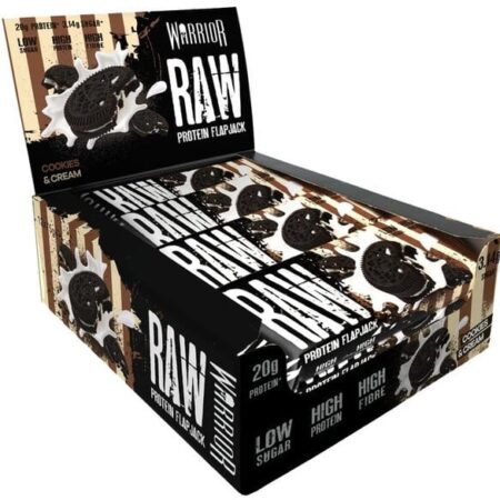 Barres protéinées Warrior Raw, saveur cookies.