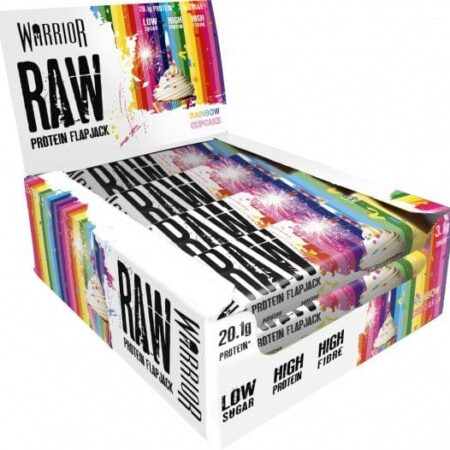 Barres protéinées Warrior RAW, faible en sucre.