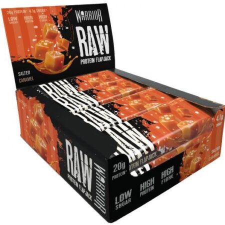 Barres protéinées caramel salé Warrior Raw.