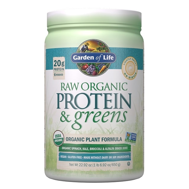 Protéine végétale bio Raw Garden of Life.