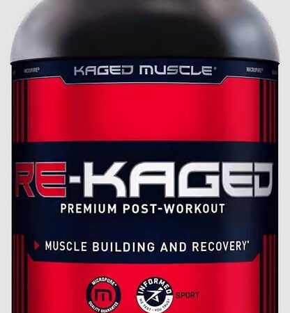 Complément musculation Re-Kaged, récupération, goût citron.