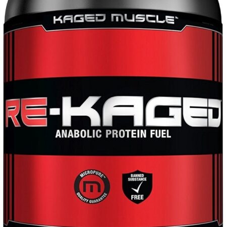 Pot de protéine anabolique Re-Kaged, goût fraise-citron.
