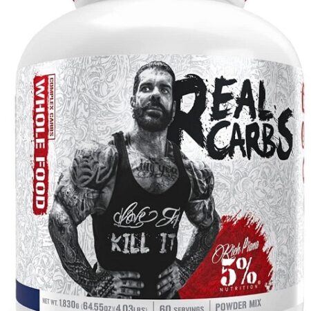 Pot de complément alimentaire pour sportifs, Real Carbs.