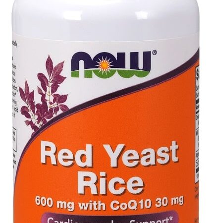 Complément alimentaire levure rouge de riz et CoQ10.