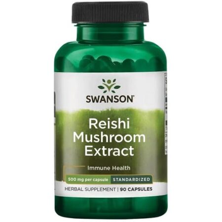 Flacon Swanson Reishi Mushroom Extract.