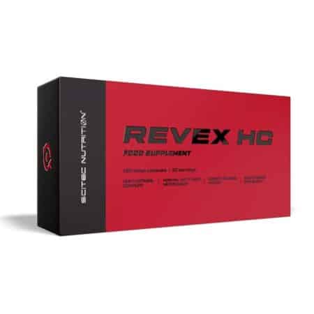 Boîte supplément nutritionnel Revex HC, gélules énergie.
