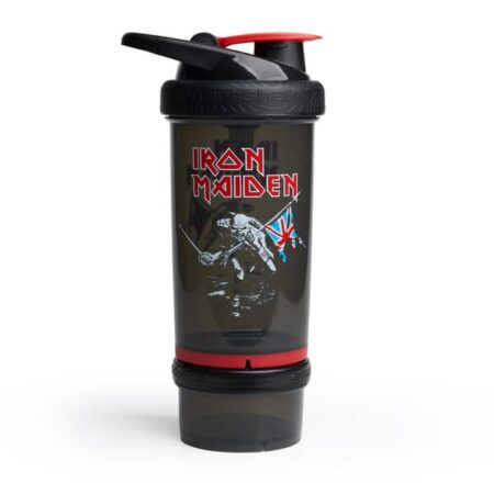 Gourde Iron Maiden noire et rouge.